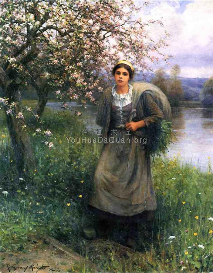 Apple Blossoms in Normandy - 丹尼尔·李奇微爵士